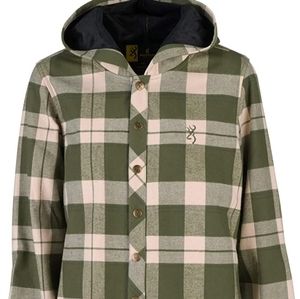 Browning NWOT green plaid shirt jacket